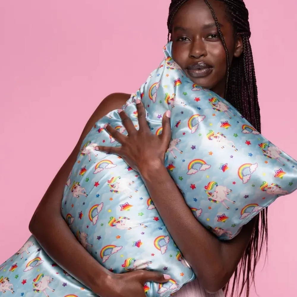 Lisa Frank X Kitsch King Size Satin Pillow Case 
